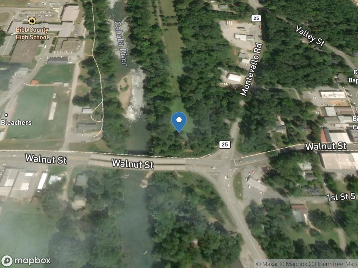 Cahaba River at Centreville AL location