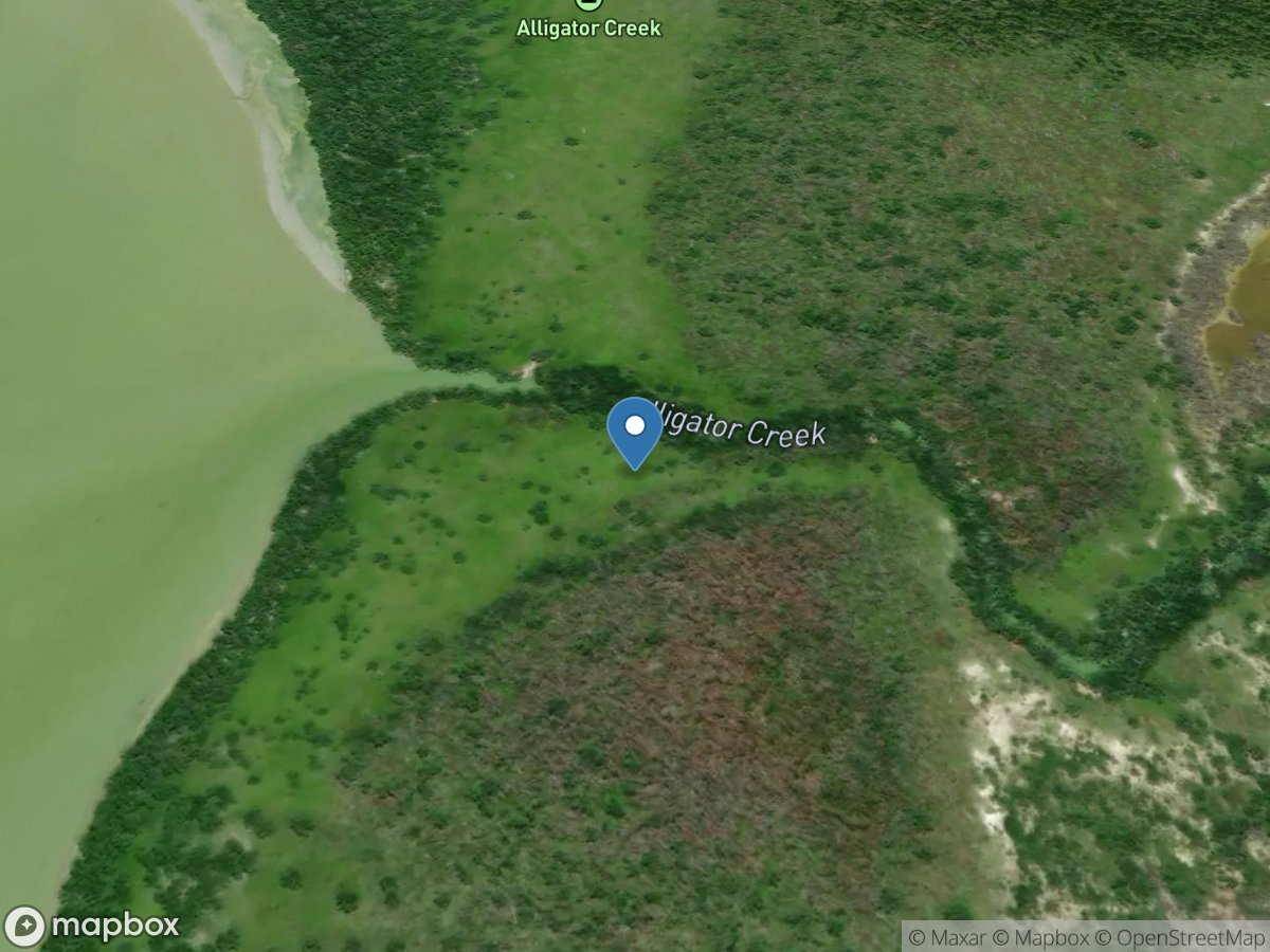 Alligator Creek near Garfield Bight, FL location