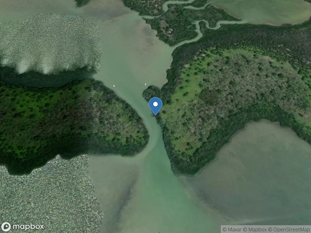 Trout Creek at Mouth near Key Largo, FL location