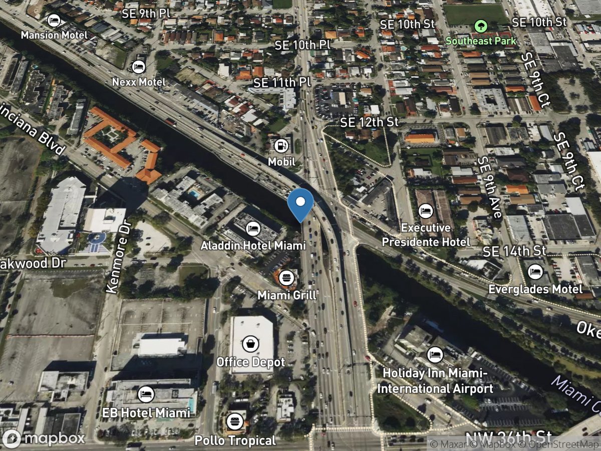 Miami Canal Upstream of S-26 at Miami, FL location