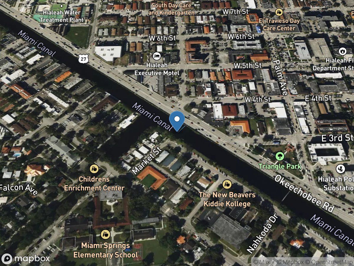 Miami Canal Upstream of S-26 at Miami Springs, FL location