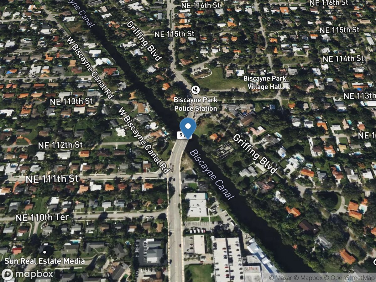 C-8 Canal Upstream of S-28 at North Miami, FL location