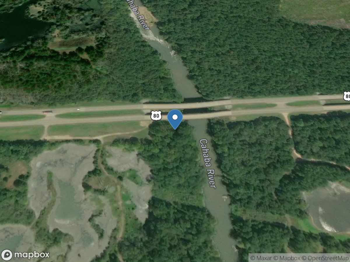 Cahaba River near Marion Junction AL location