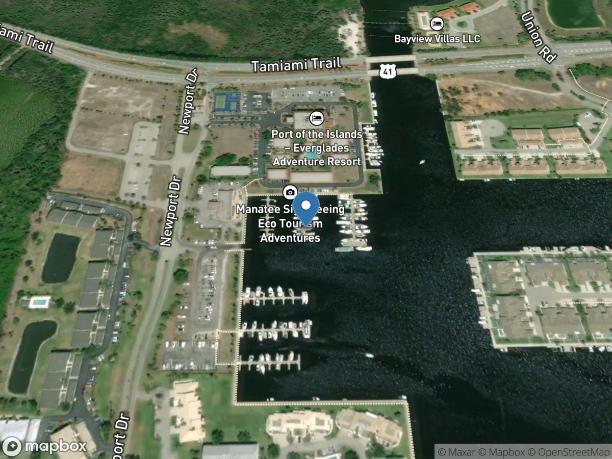 Faka Union Canal Boat Basin at Port of Isles,FL location
