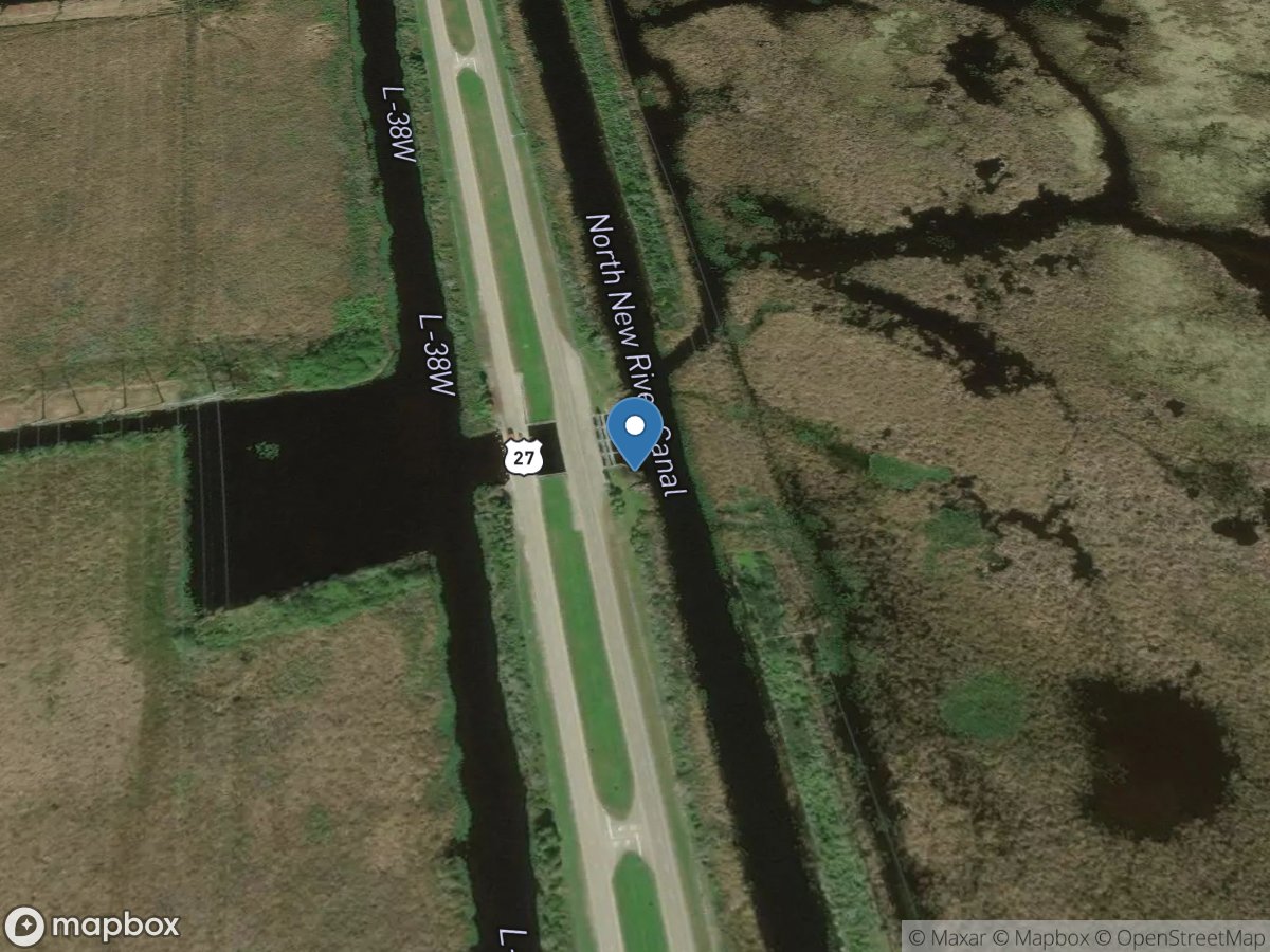 N. New River Canal at S-11-B near Andytown, FL location