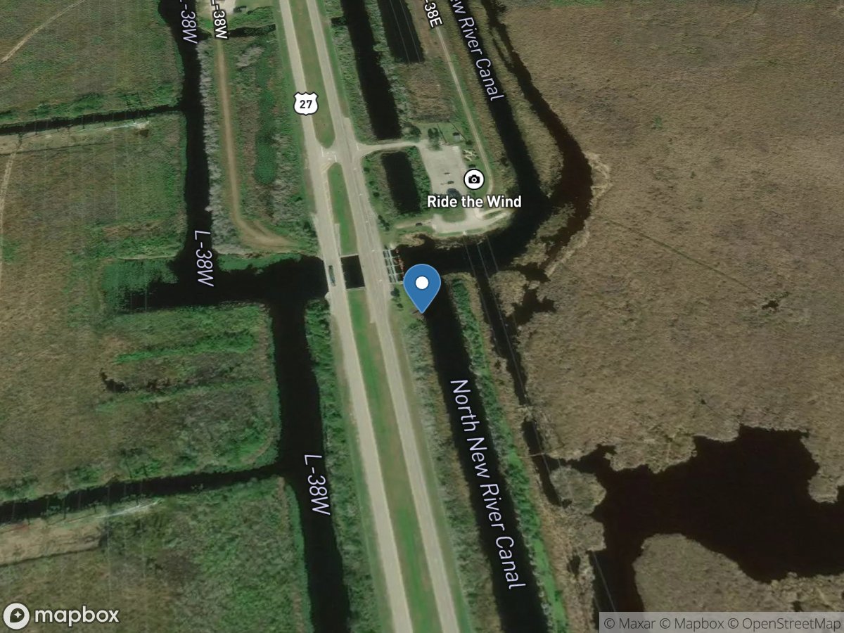 N. New River Canal at S-11-C near Andytown, FL location