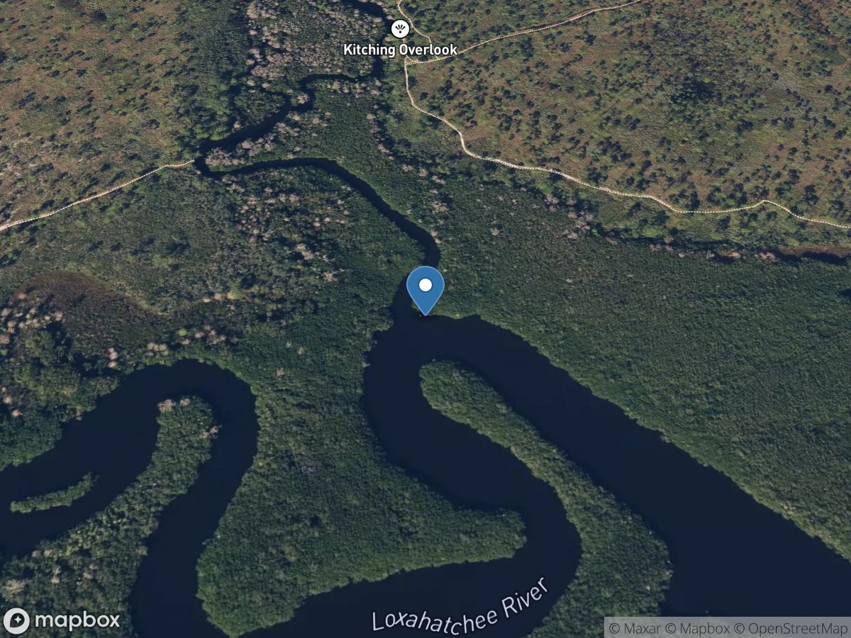 Lox River at Outlet of Kitchings Creek, FL location