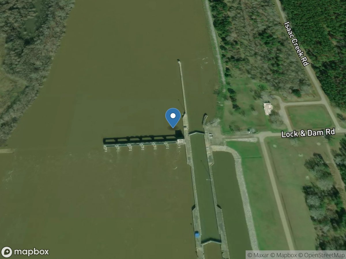 Alabama River at Claiborne L&d near Monroeville location