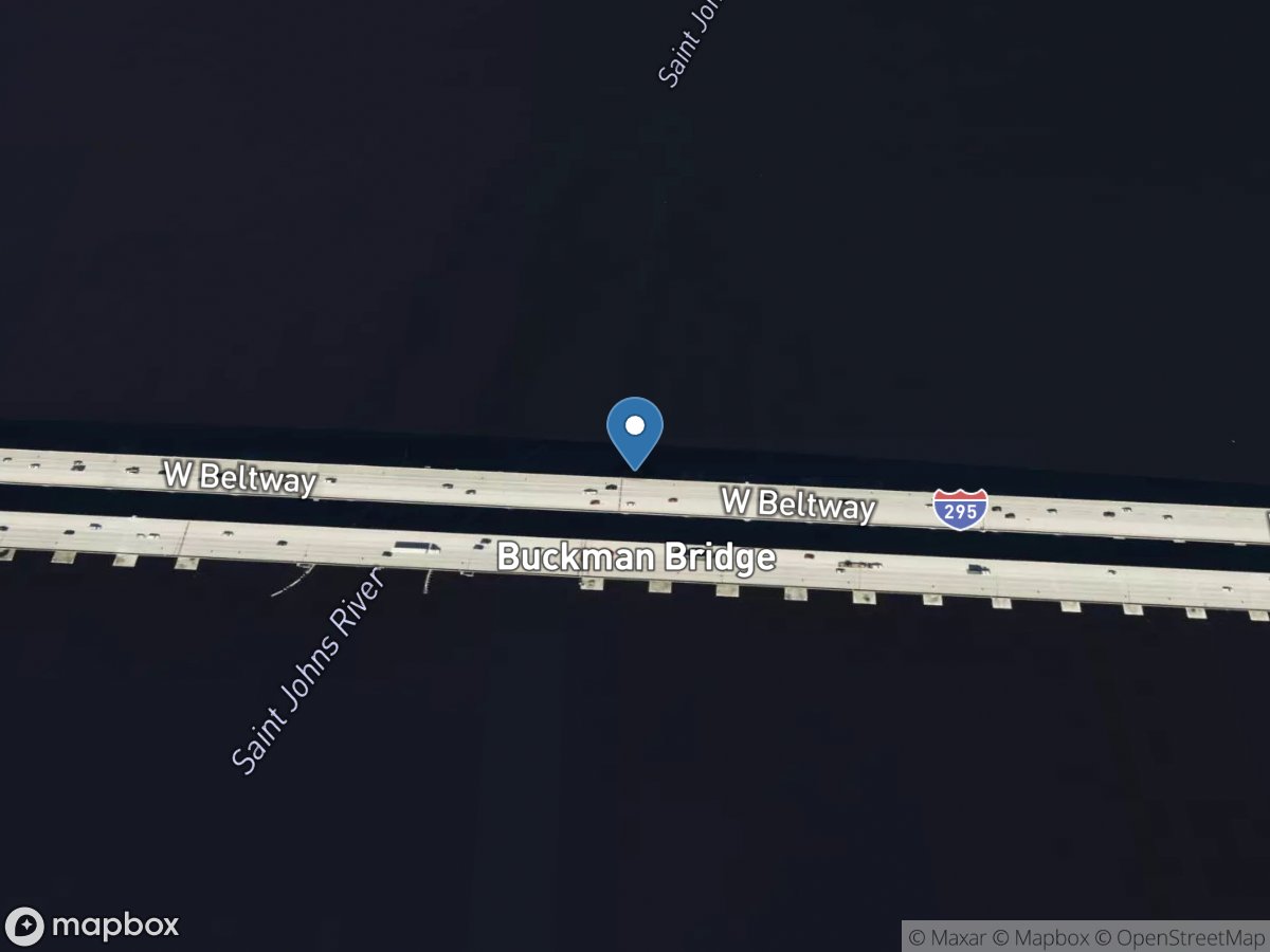 St.johns River Buckman Bridge at Jacksonville,FL location