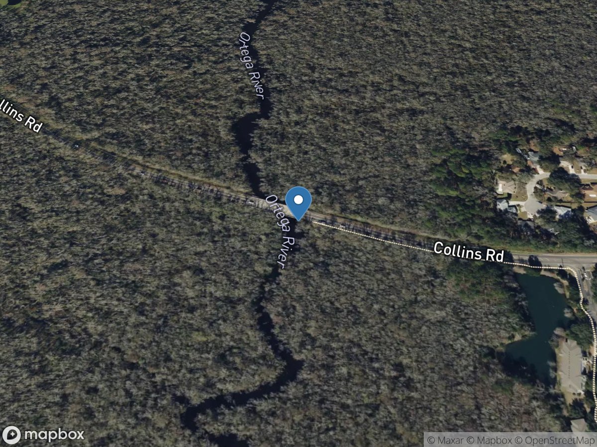 Ortega River Salinity at Jacksonville, FL location