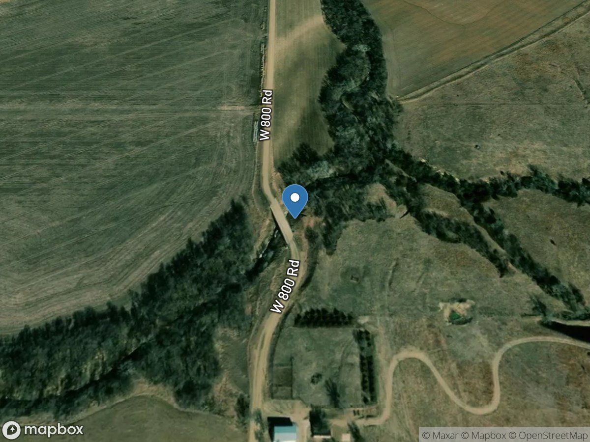 Prairie Dog Creek near Woodruff, KS location