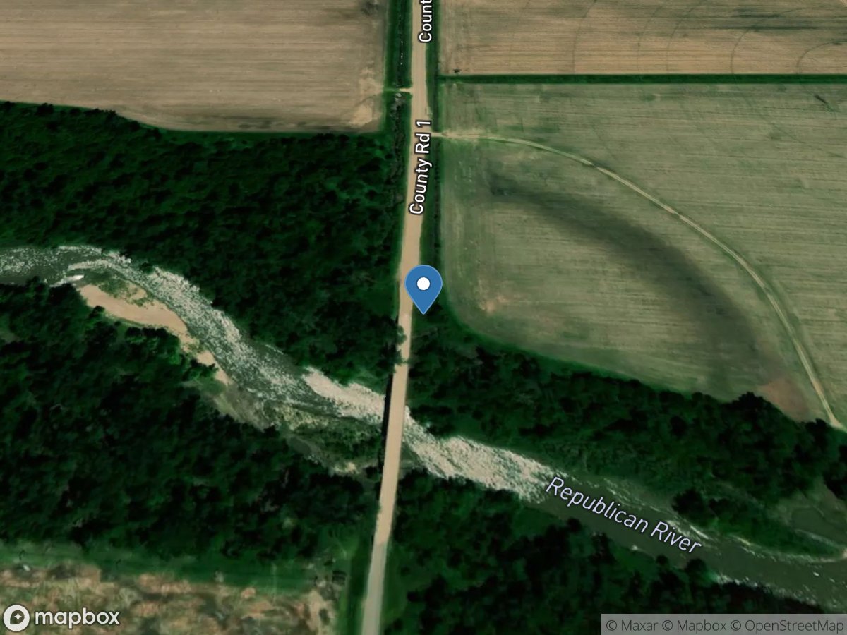 Republican River near Hardy, NE location