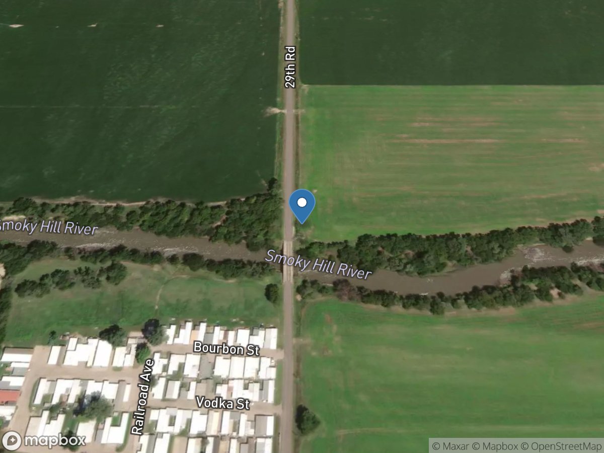 Smoky Hill River near Langley, KS location