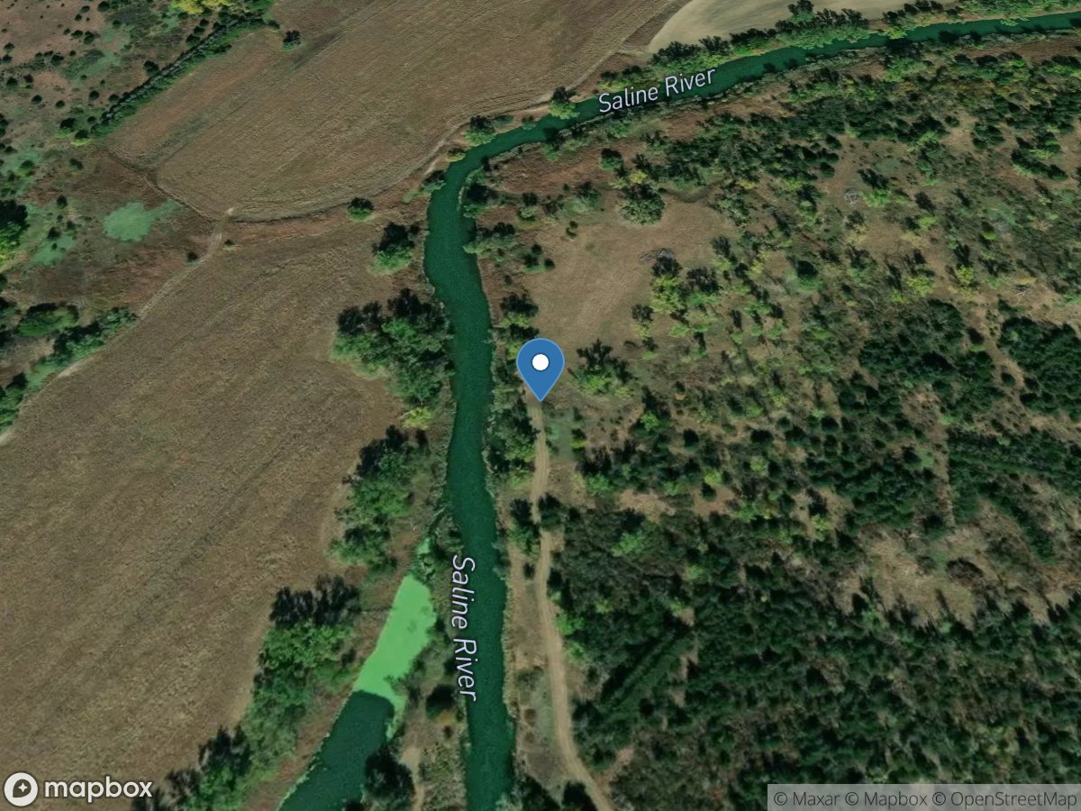 Saline River at Wilson DAM, KS location