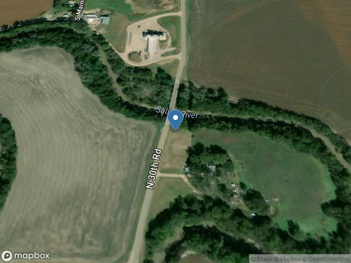 Saline River at Tescott, KS location