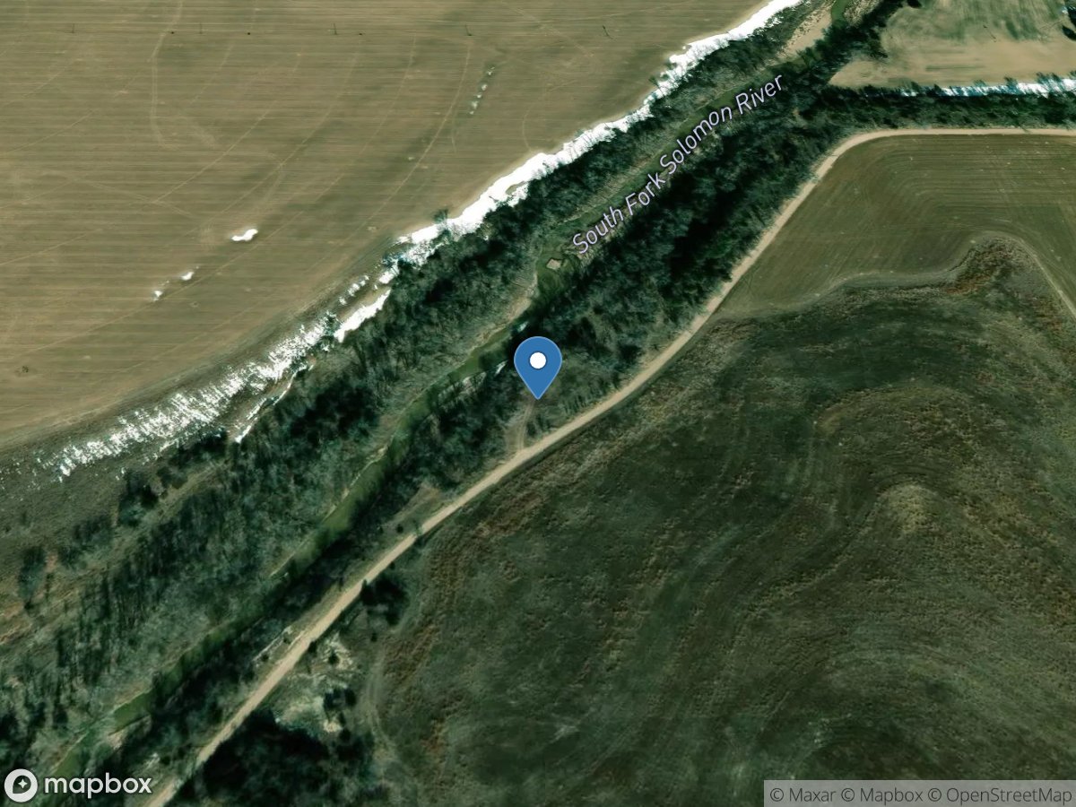 SF Solomon River above Webster Re, KS location