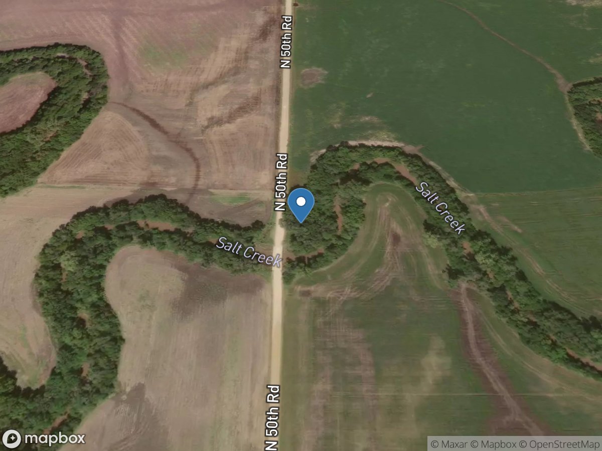 SALT Creek Near ADA, KS location