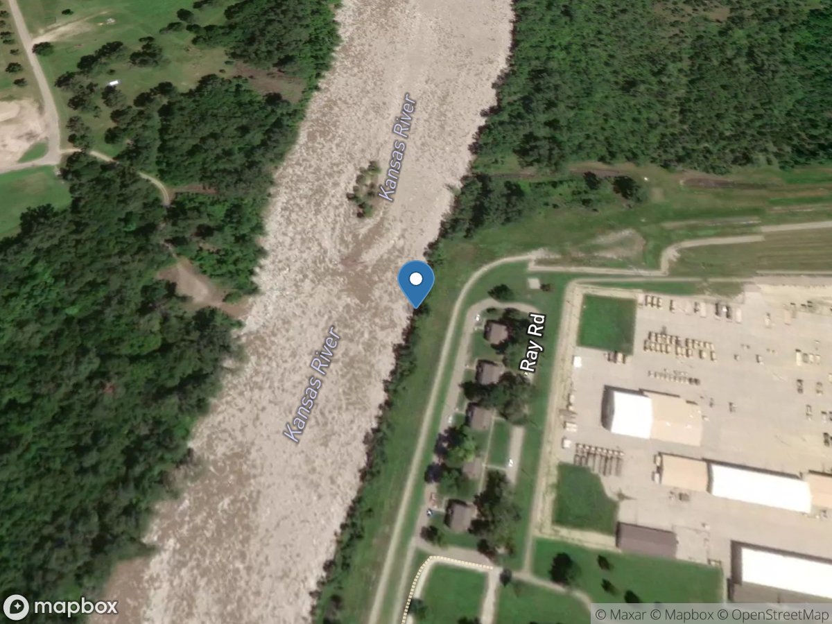Kansas River at Fort Riley, KS location