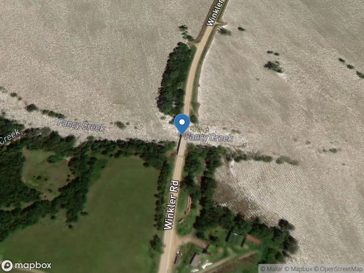 Fancy Creek at Winkler, KS location