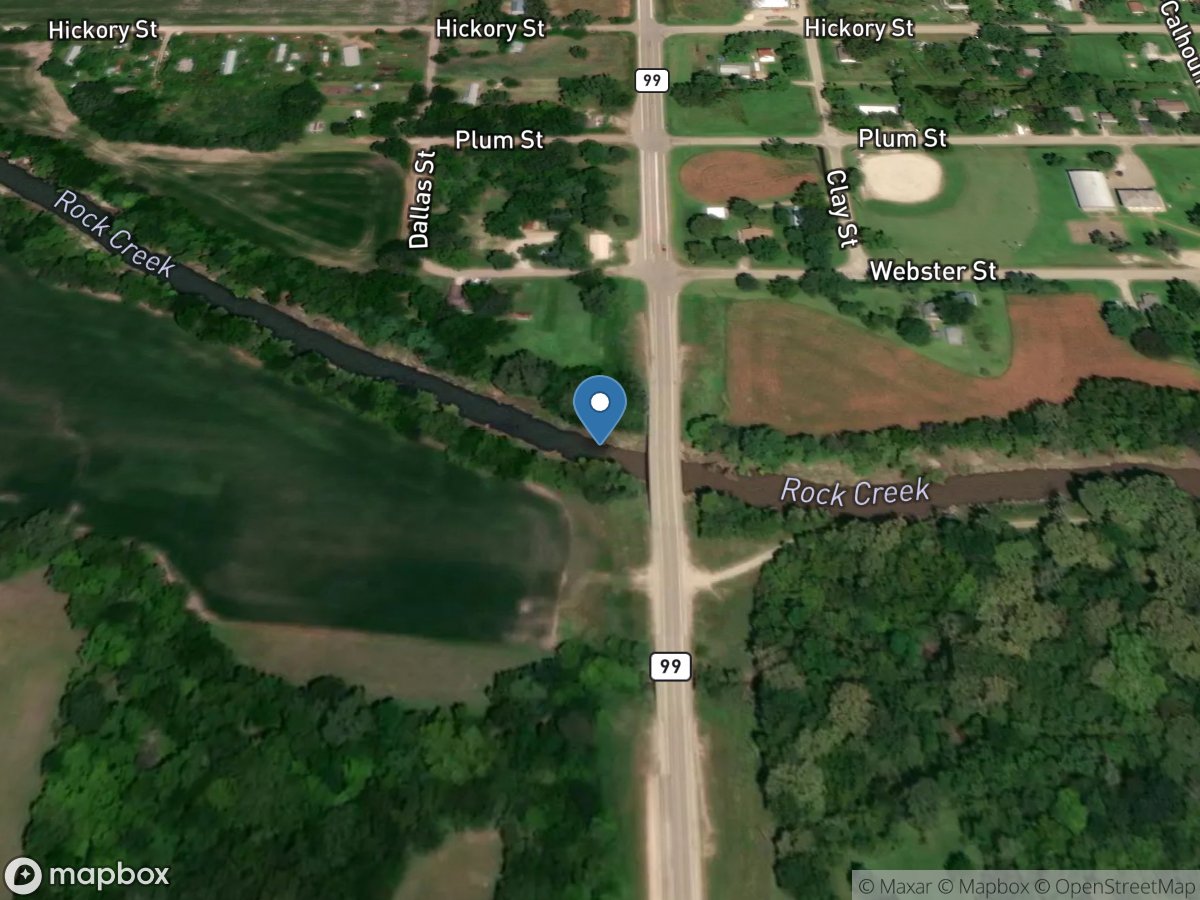 Rock Creek near Louisville, KS location