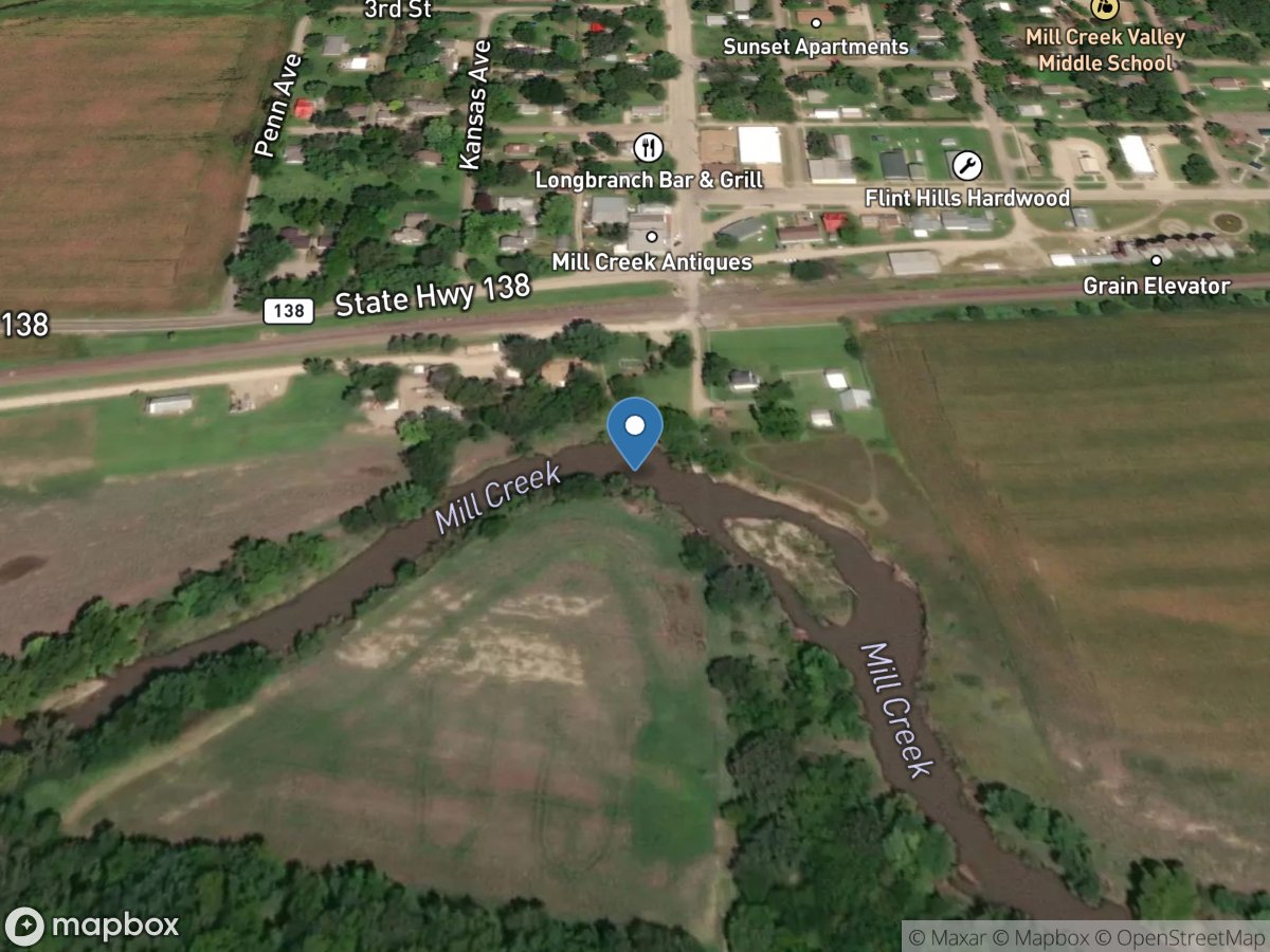 MILL Creek Near PAXICO, KS location