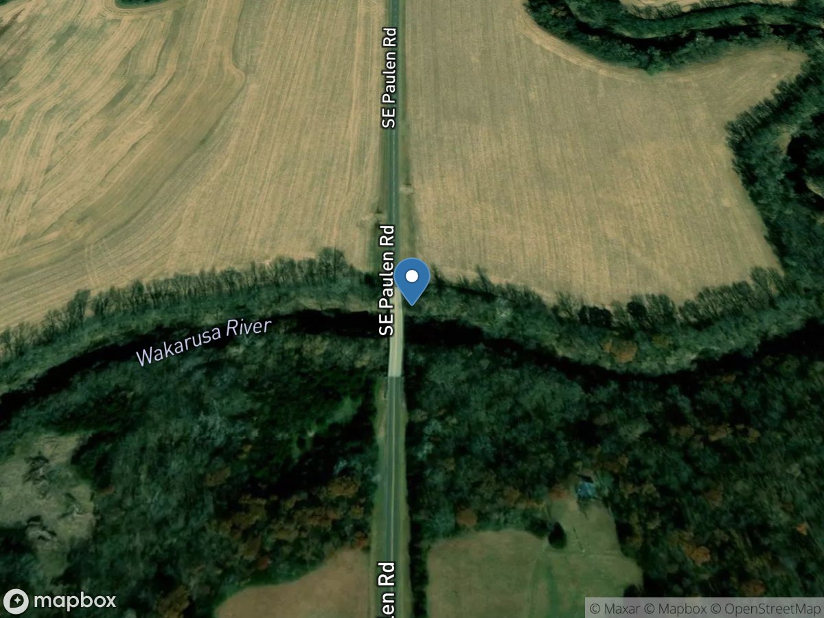 Wakarusa River near Richland, KS location