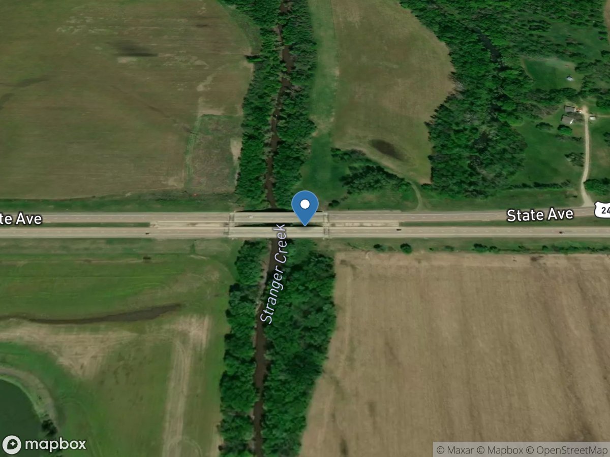 Stranger Creek near Tonganoxie, KS location