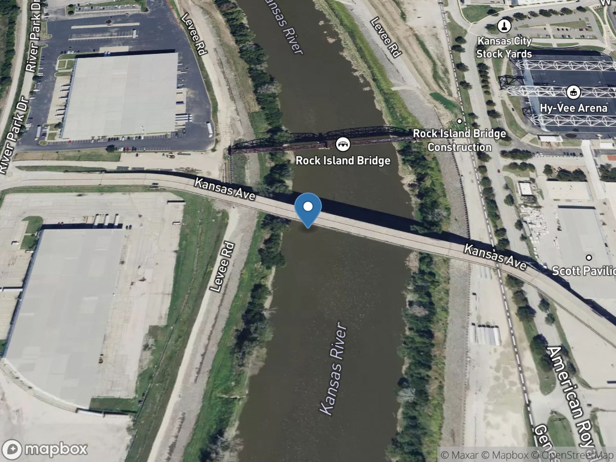 Kansas River at Kansas City, KS location