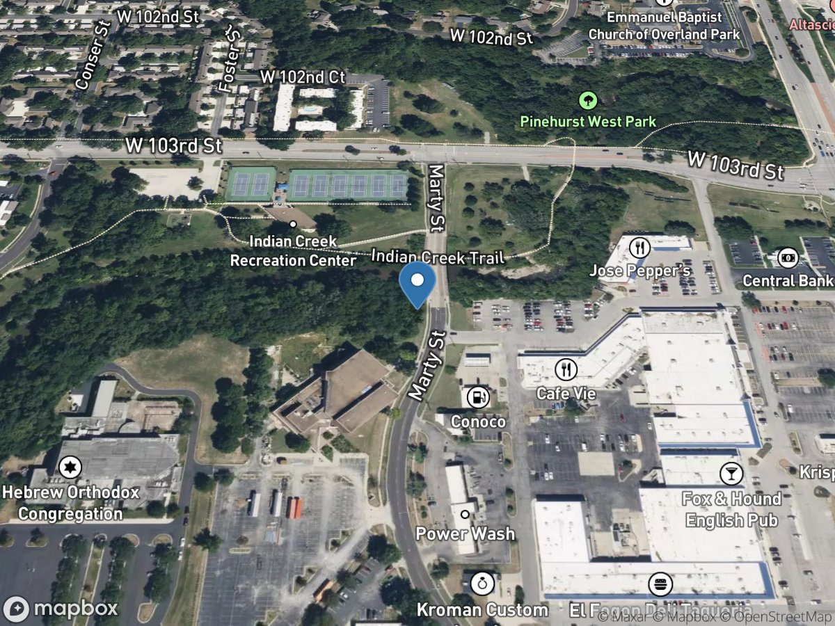 Indian Creek at Overland Park, KS location