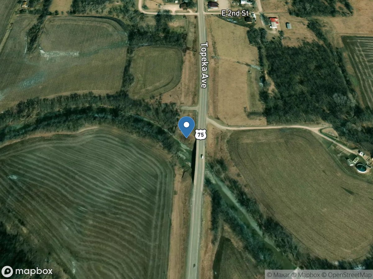 Salt Creek at Lyndon, KS location