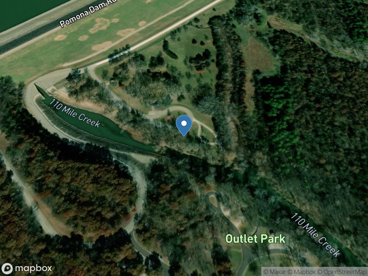 Hundred and Ten Mile Creek near Quenemo, KS location