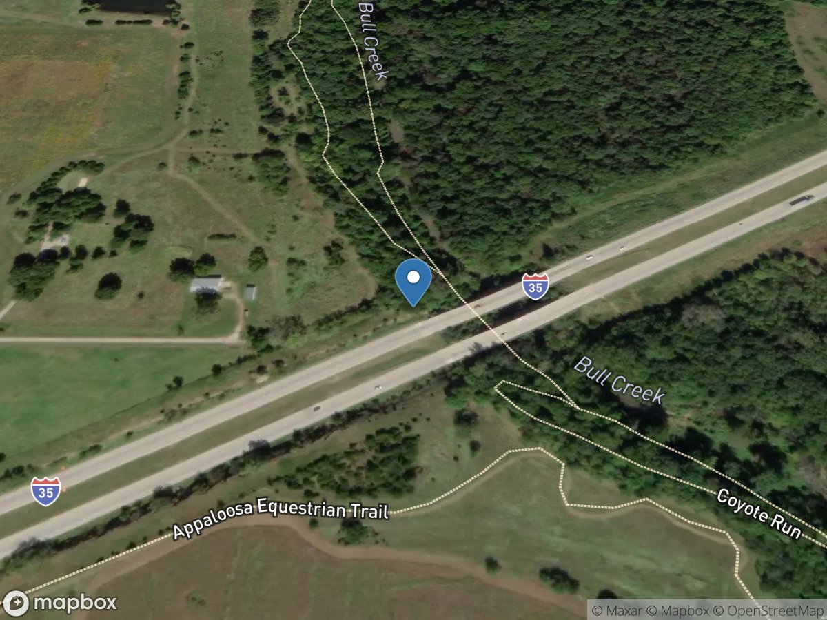 Big Bull Creek near Edgerton, KS location