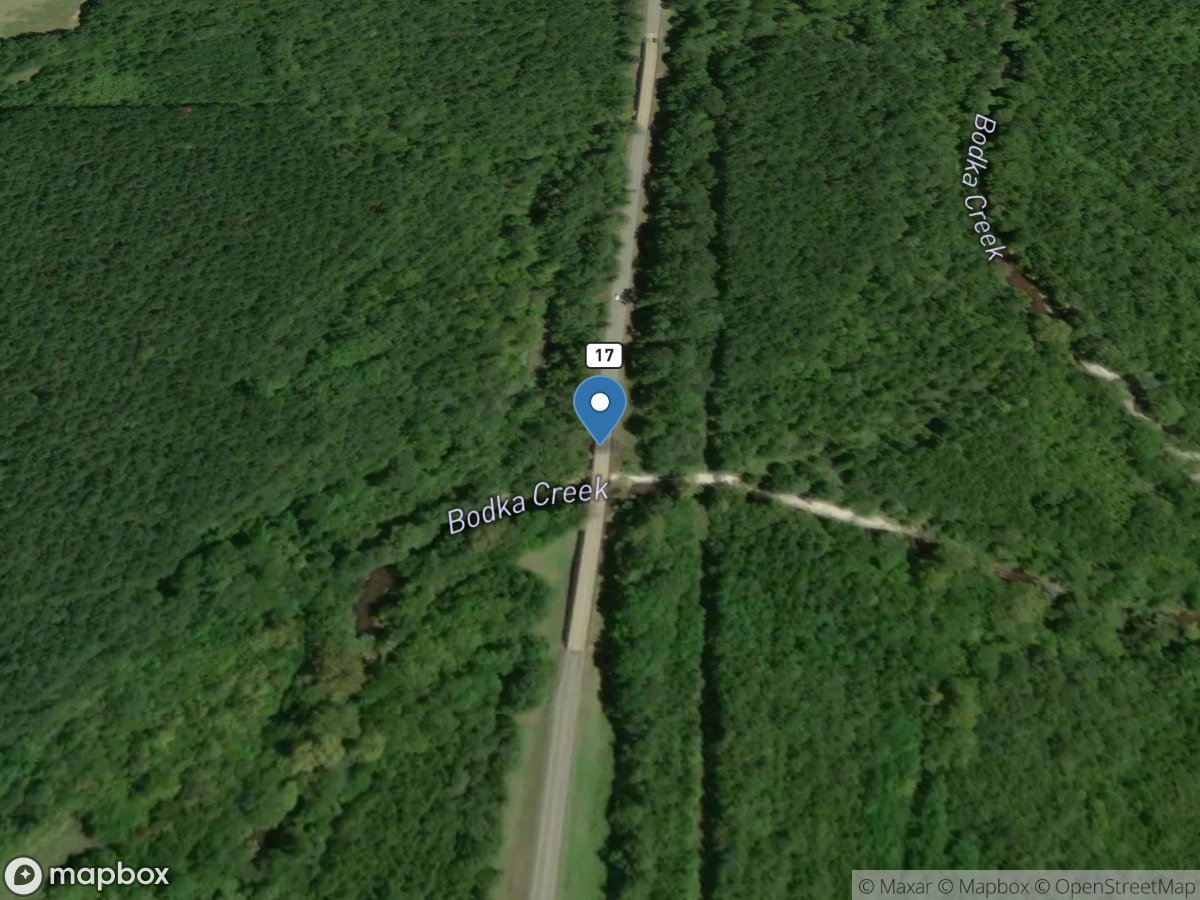 Bodka Creek near Geiger, Al. location