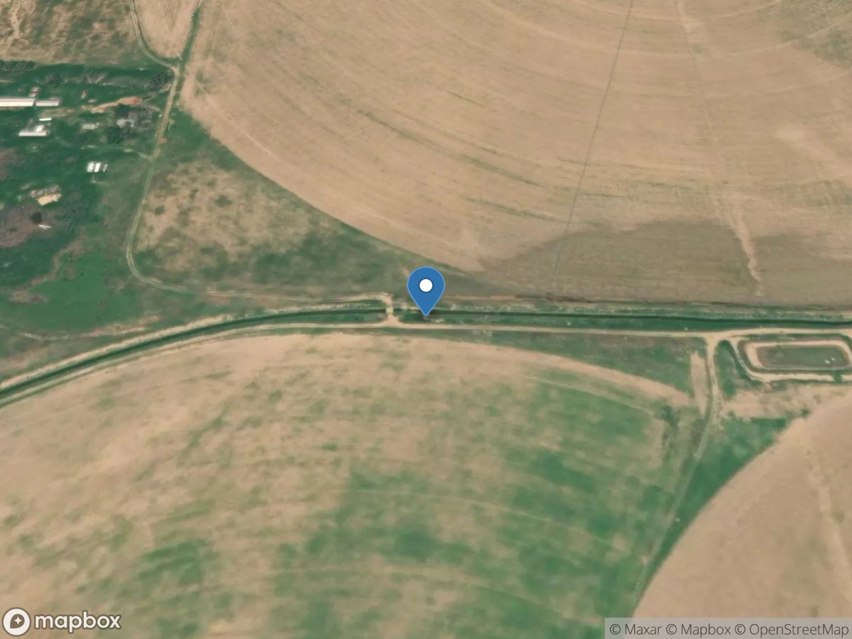 Frontier Ditch near Coolidge, KS location