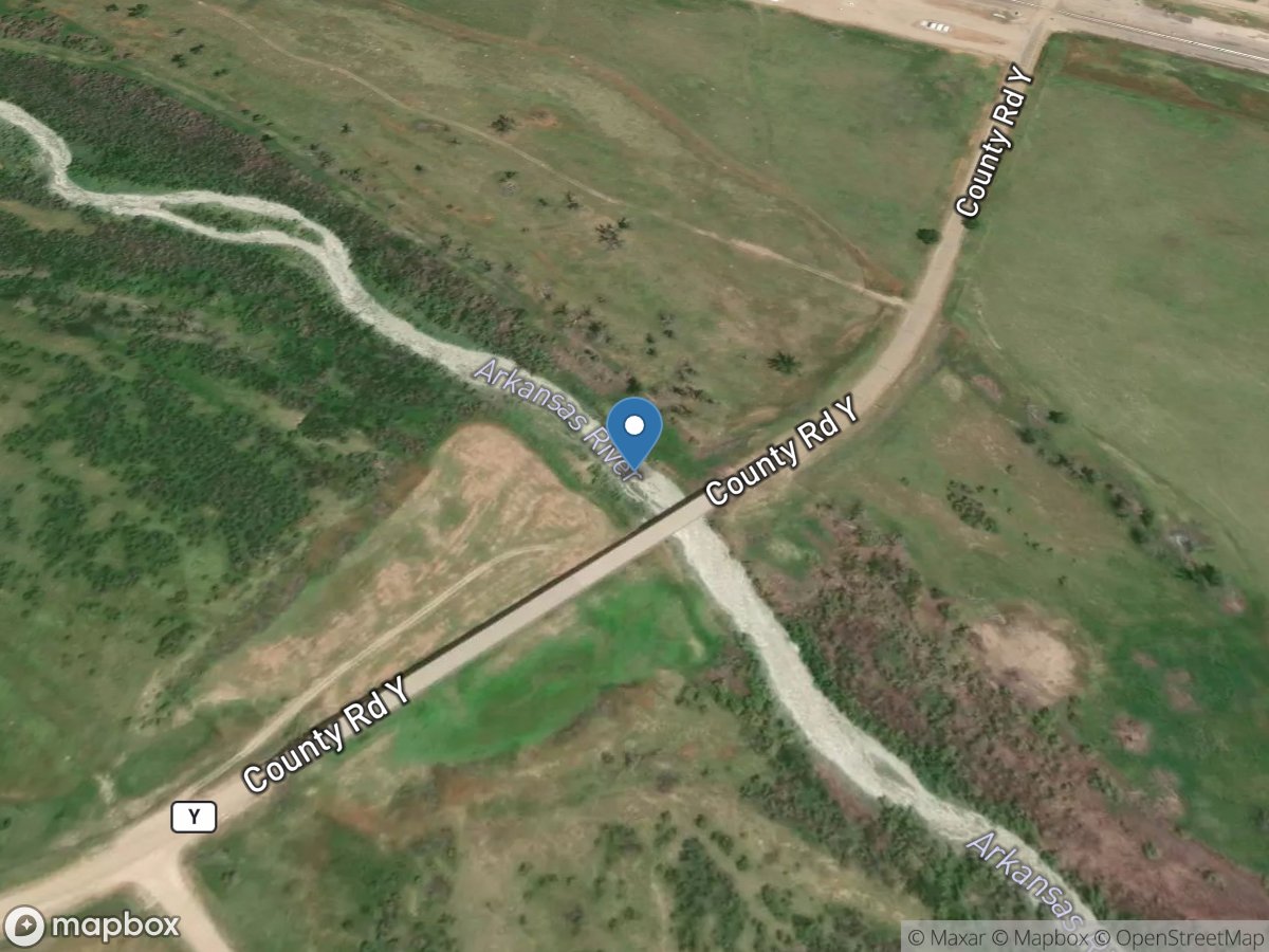 Arkansas River at Kendall, KS location