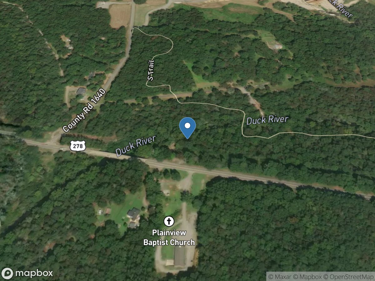 Duck River above Highway 278 near Berlin, AL location