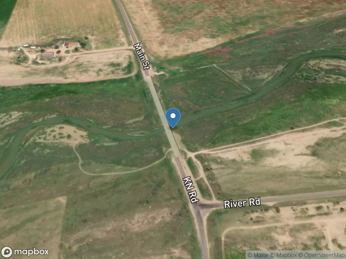 Arkansas River at Deerfield, KS location