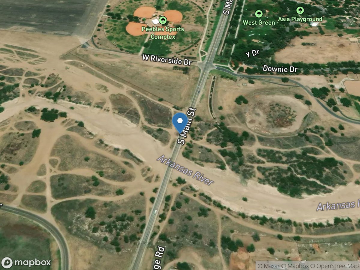 Arkansas River at Garden City, KS location