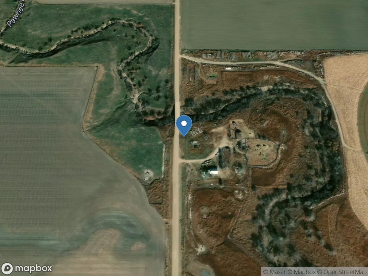 Pawnee River near Burdett, KS location