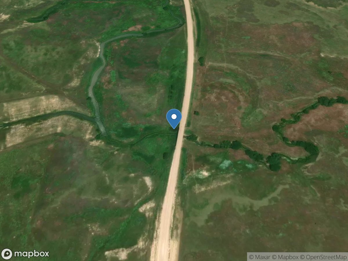 Buckner Creek below Horsethief Re near Jetmore, KS location