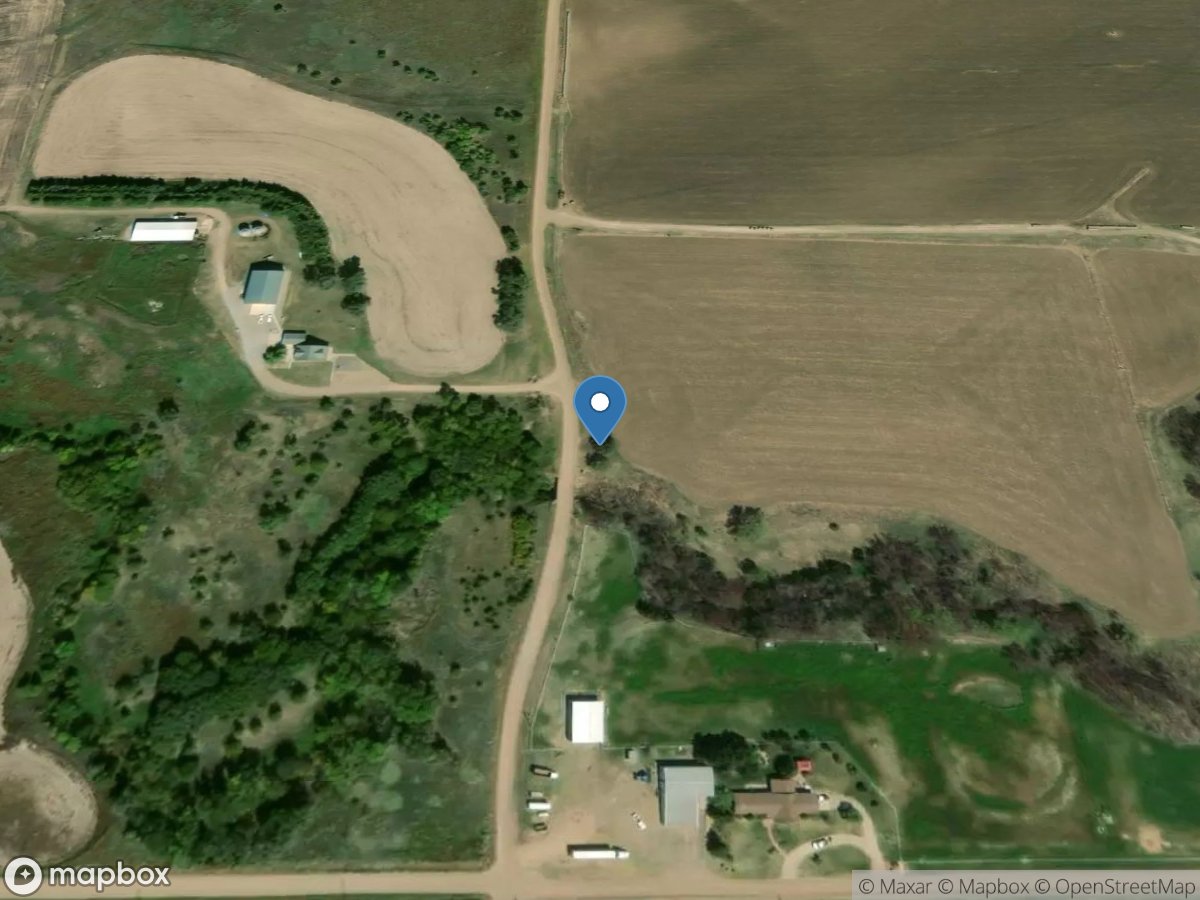 Buckner Creek near Jetmore, KS location