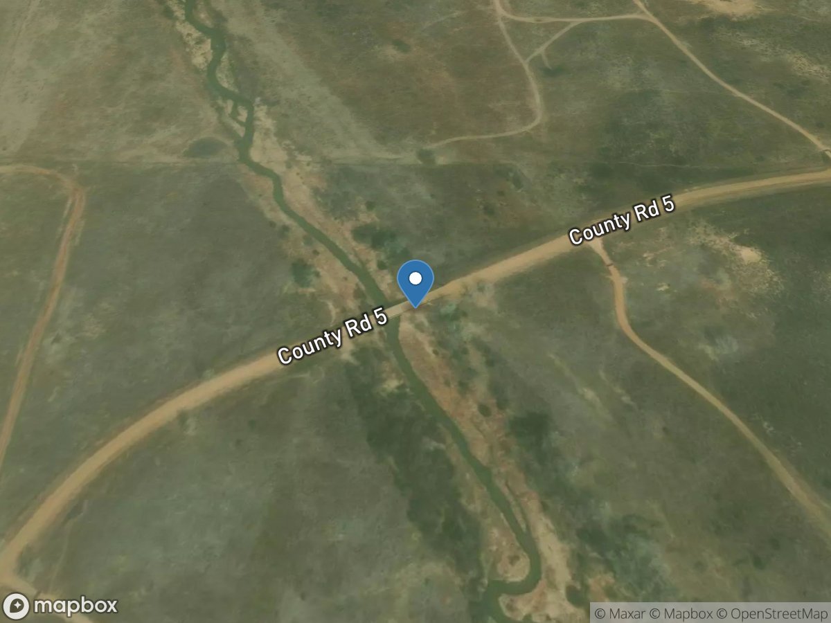 Bluff Creek near Buttermilk, KS location