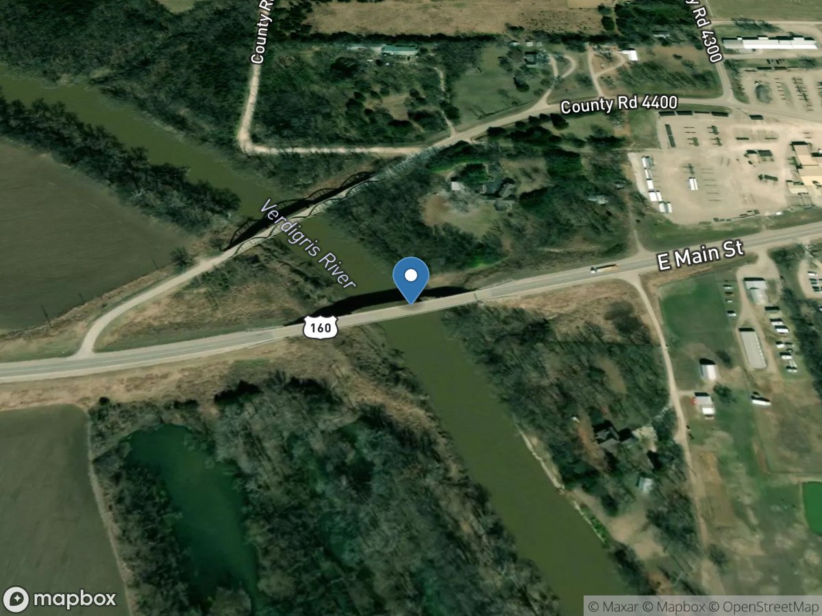 Verdigris River at Independence, KS location