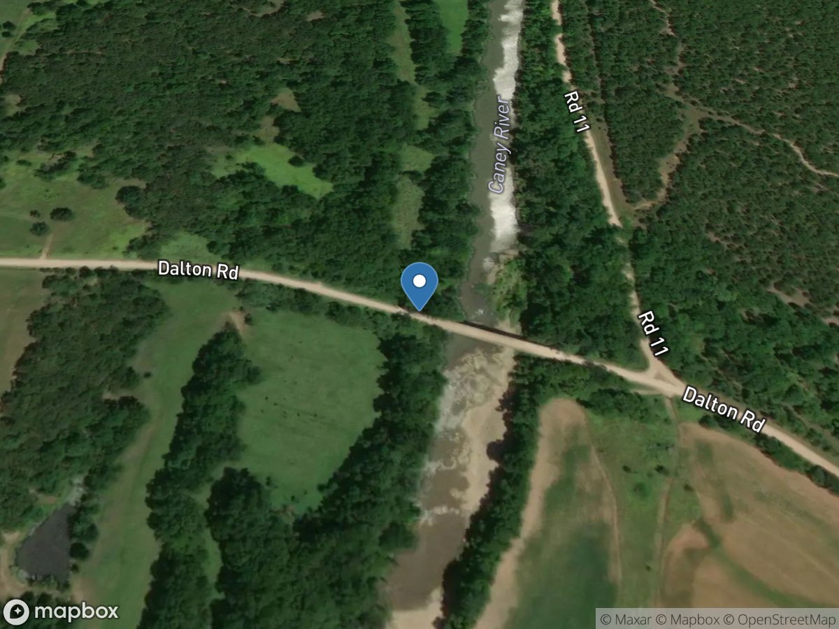 CANEY River Near ELGIN, KS location