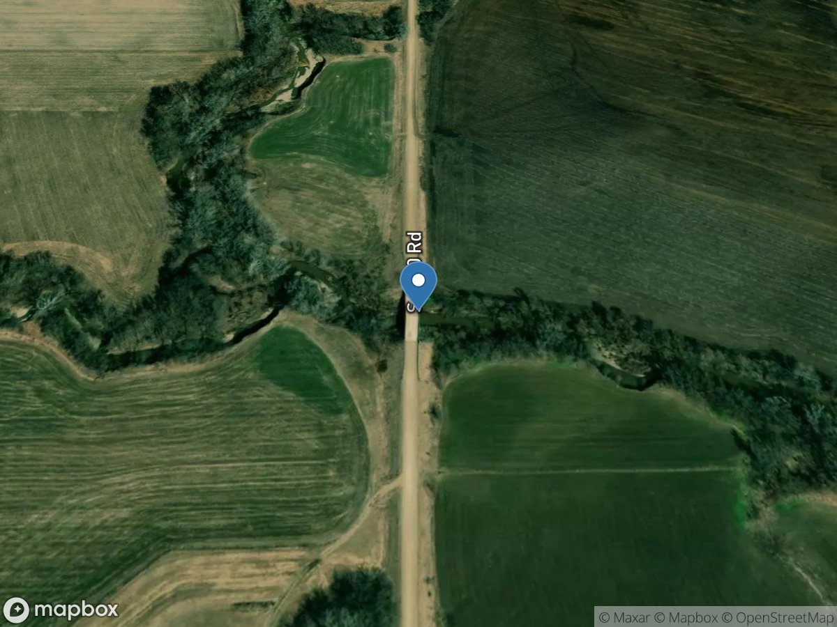 Neosho River near Parkerville, KS location