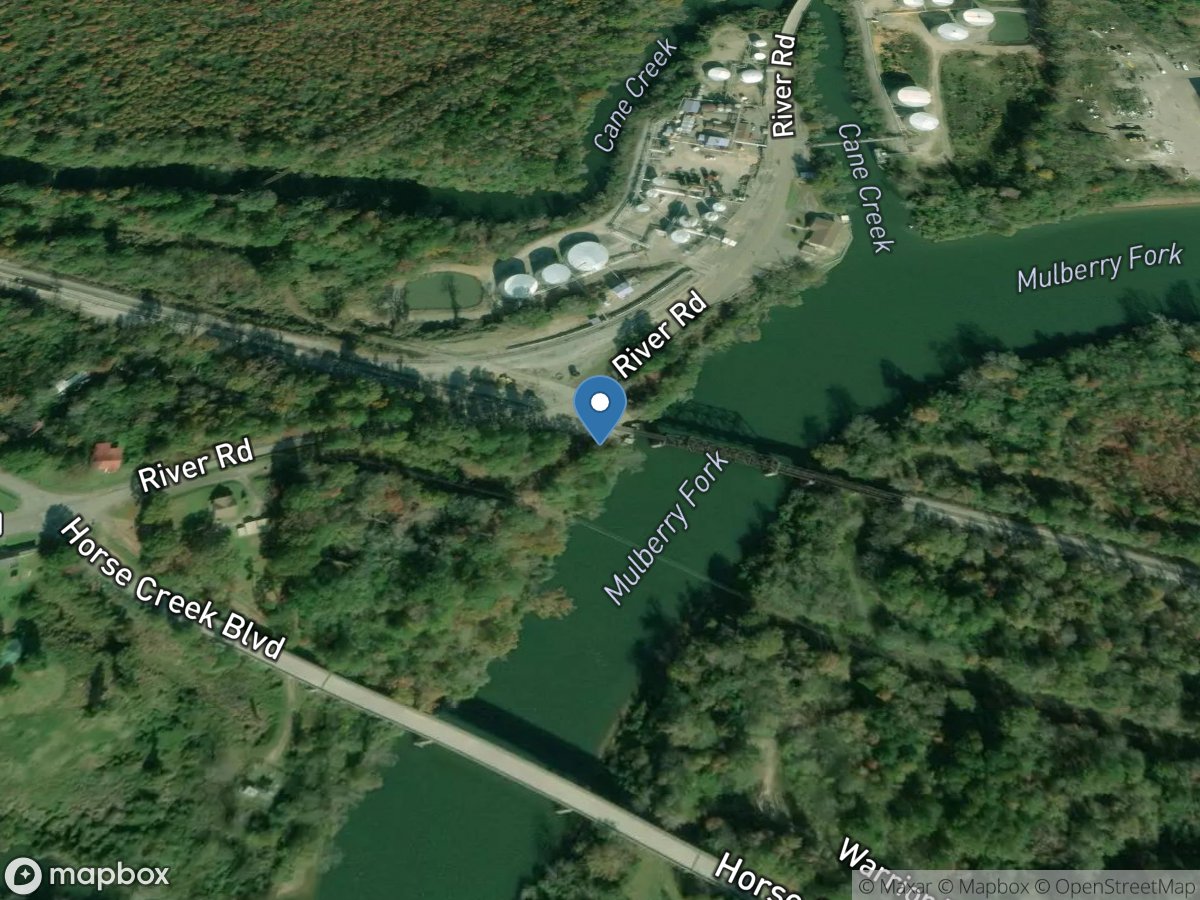 Mulberry Fork at Cordova AL location