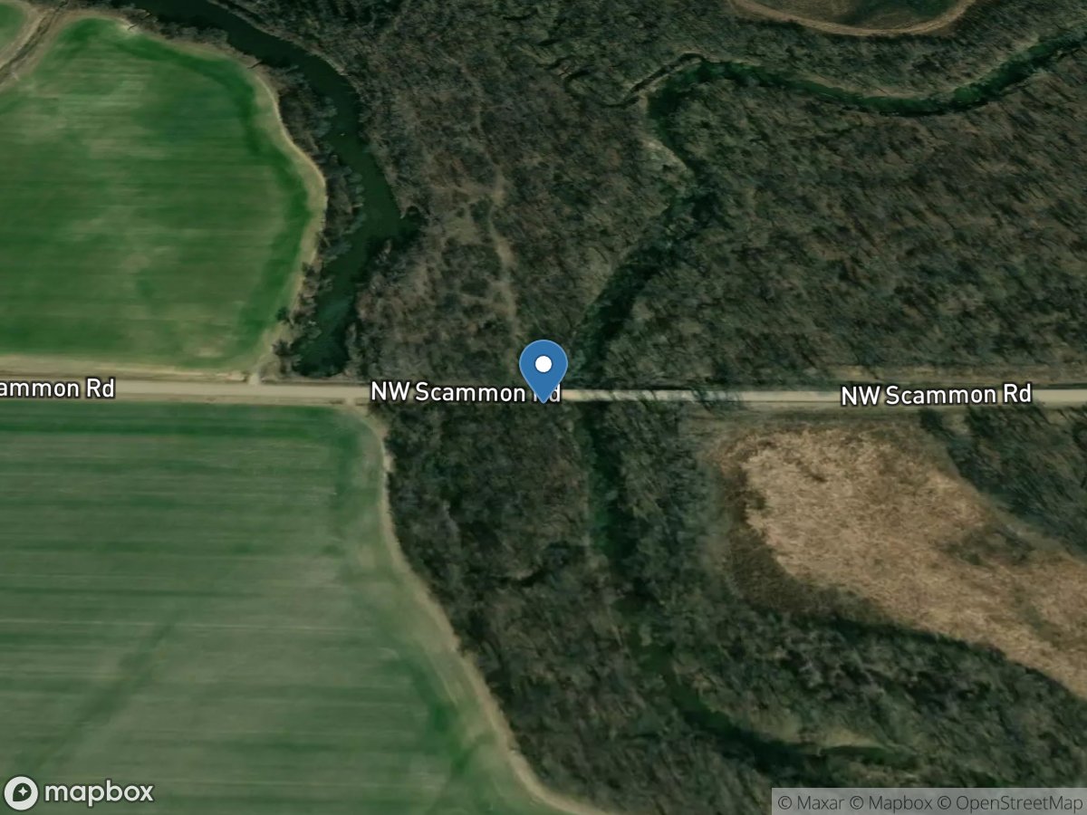 Lightning Creek near McCune, KS location