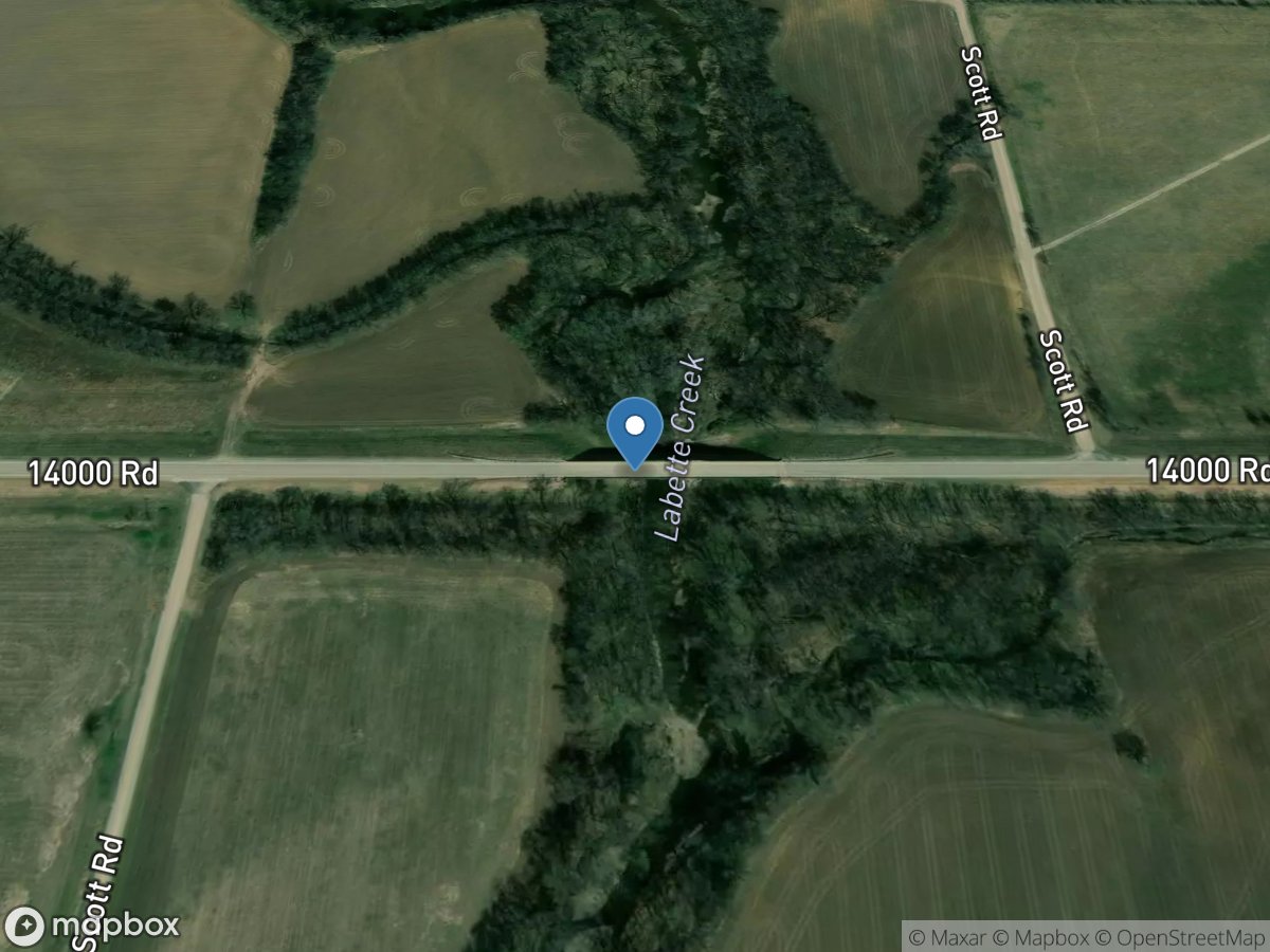 Labette Creek near Oswego, KS location