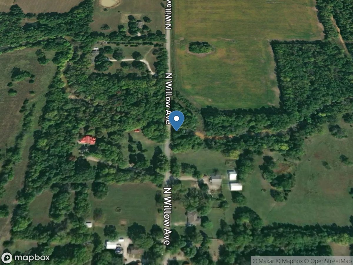 Willow Creek at Old US Highway 66 at Baxter Springs, KS location