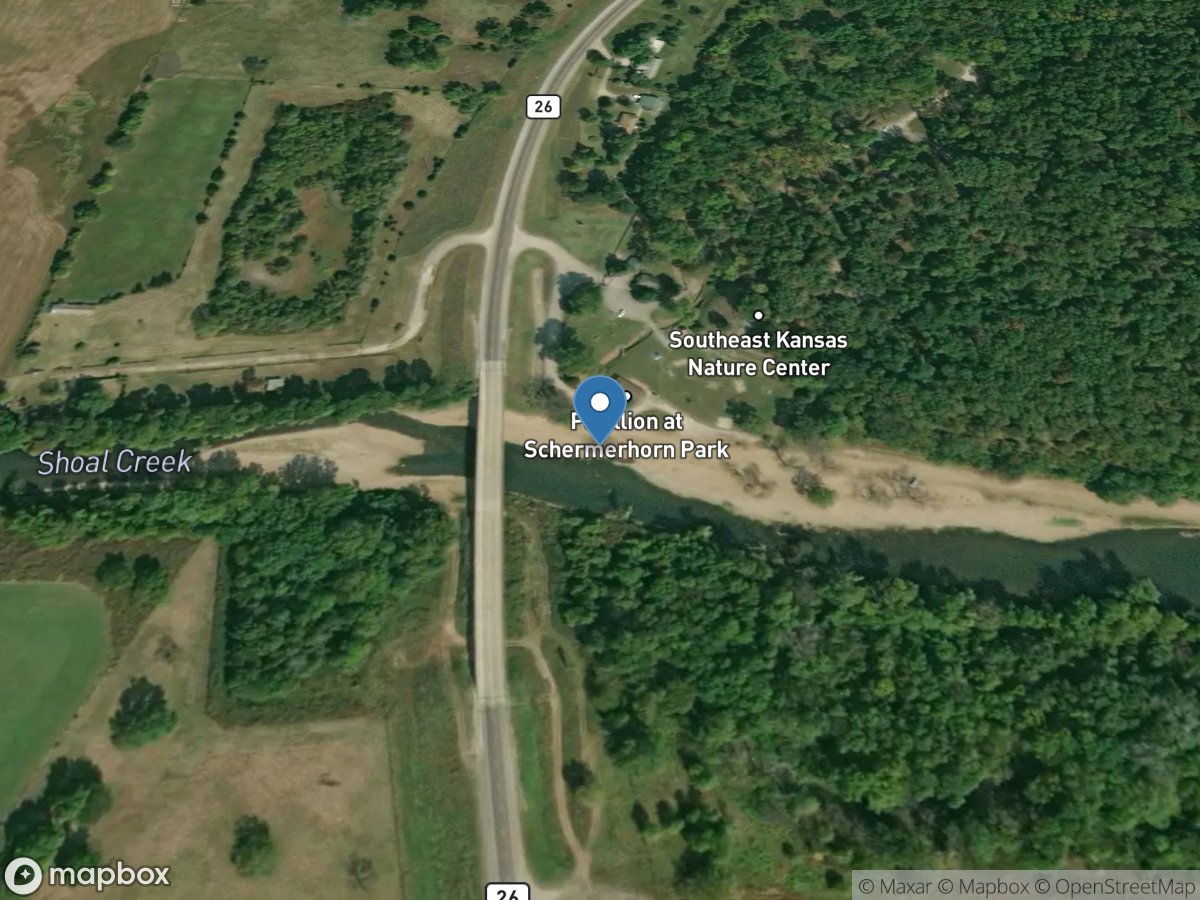 SHOAL Creek At Highway K-26 Near GALENA, KS location